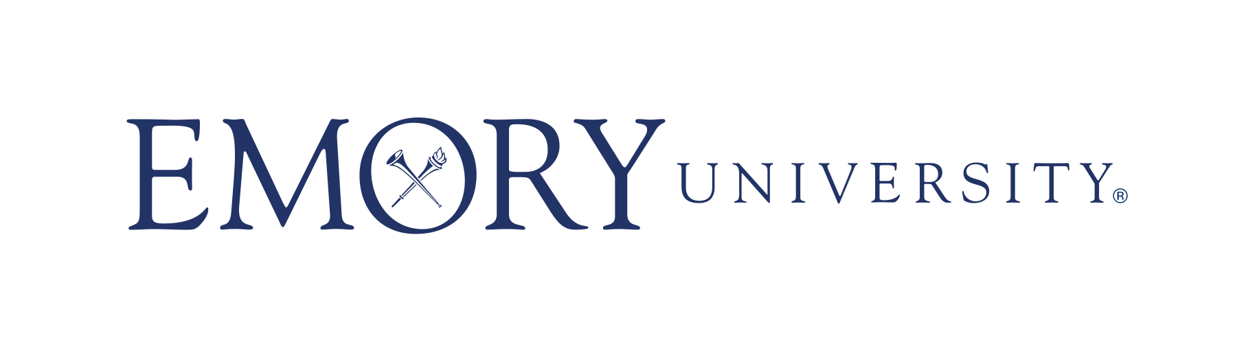 Emory University stylistic mark, blue variant, cell 25