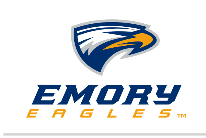 Emory Eagles stacked logo, full color variant, cell 41