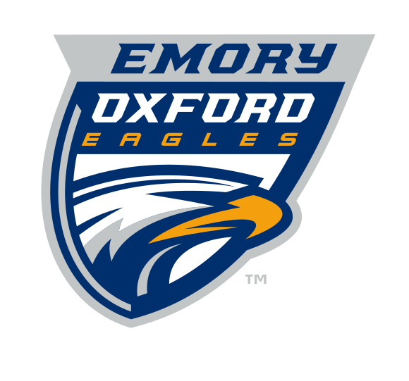 Emory Oxford Eagles shield logo, full color variant, cell 56