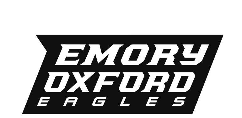 Emory Oxford Eagles parallelogram wordmark, black variant, cell 67