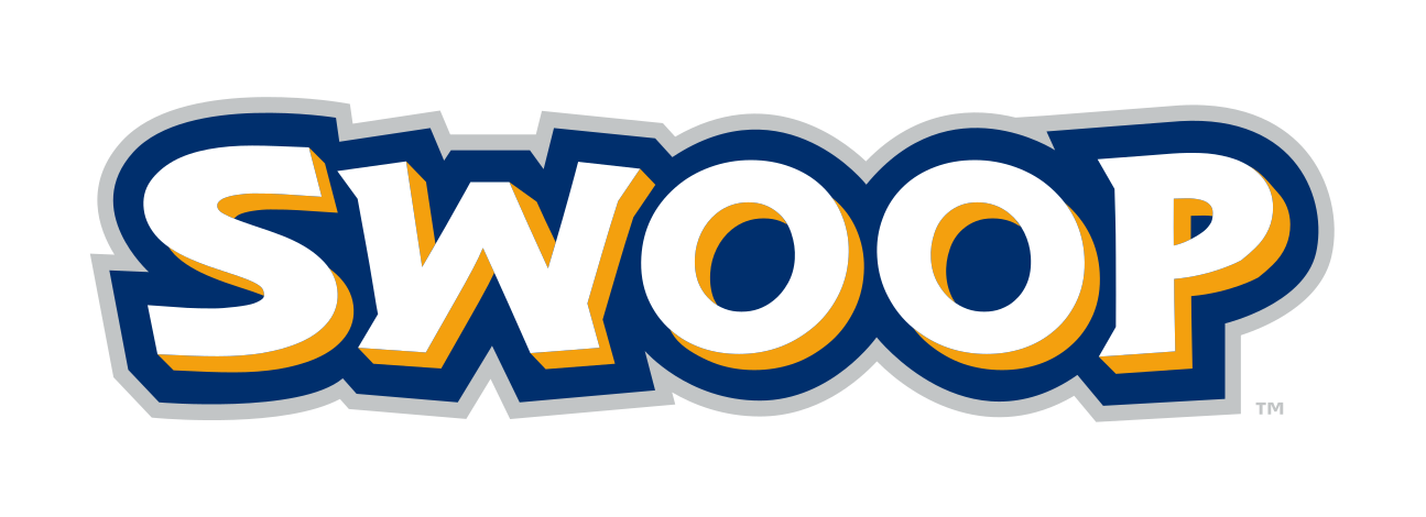 Swoop wordmark, color variant, cell 99