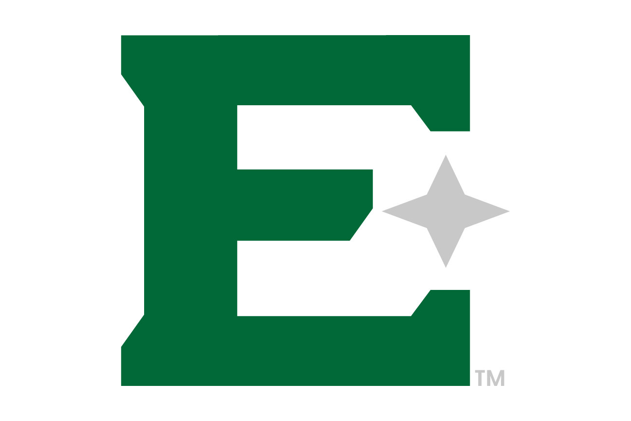 lettermark E, green on white variant, cell 61