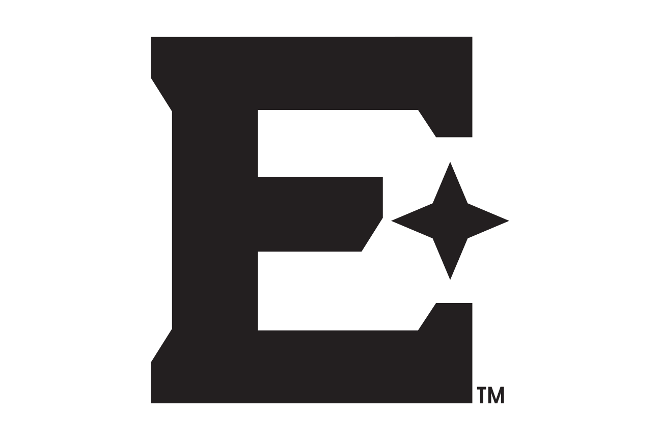 lettermark E, black on white variant, cell 65