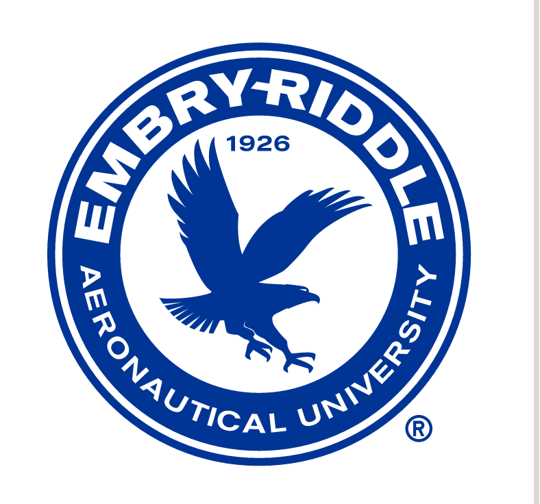 Embry-Riddle Aeronautical University seal, blue variant, cell 7