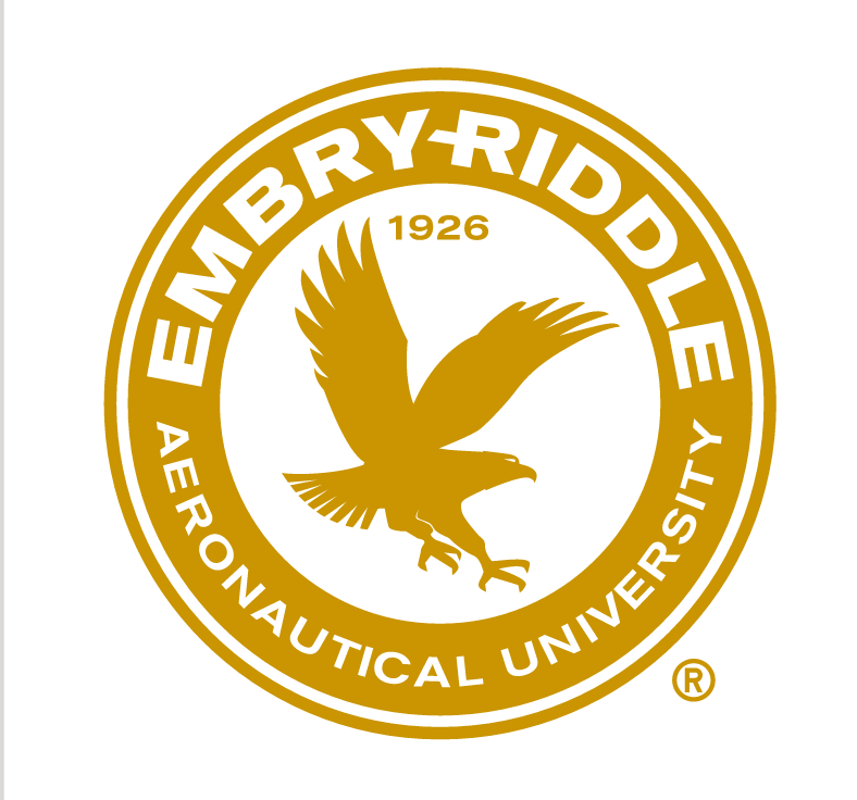Embry-Riddle Aeronautical University seal, gold variant, cell 8