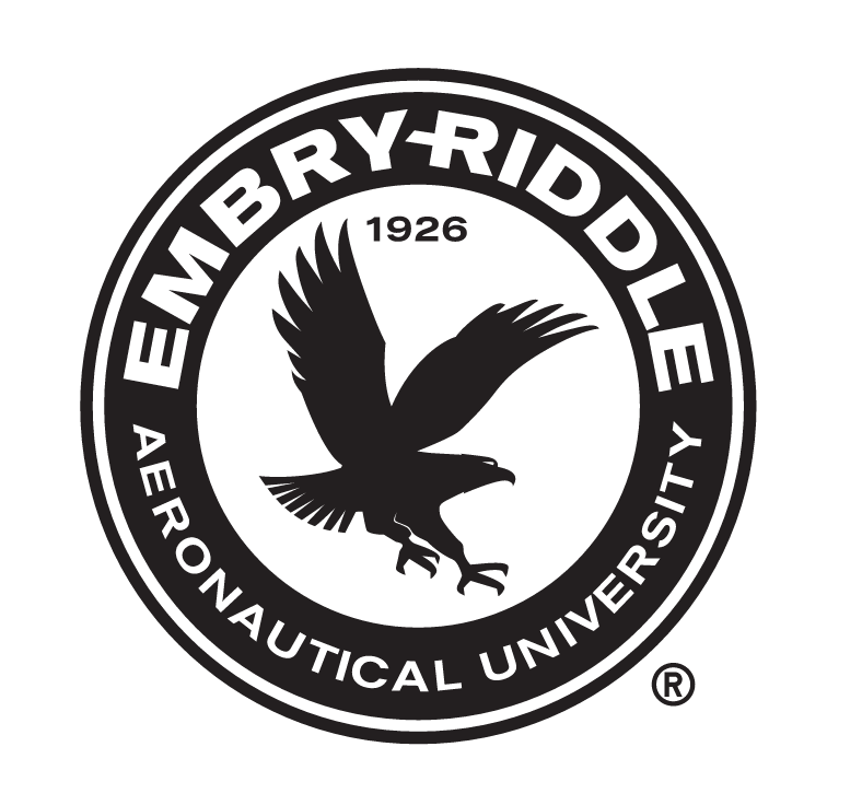 Embry-Riddle Aeronautical University seal, black variant, cell 9