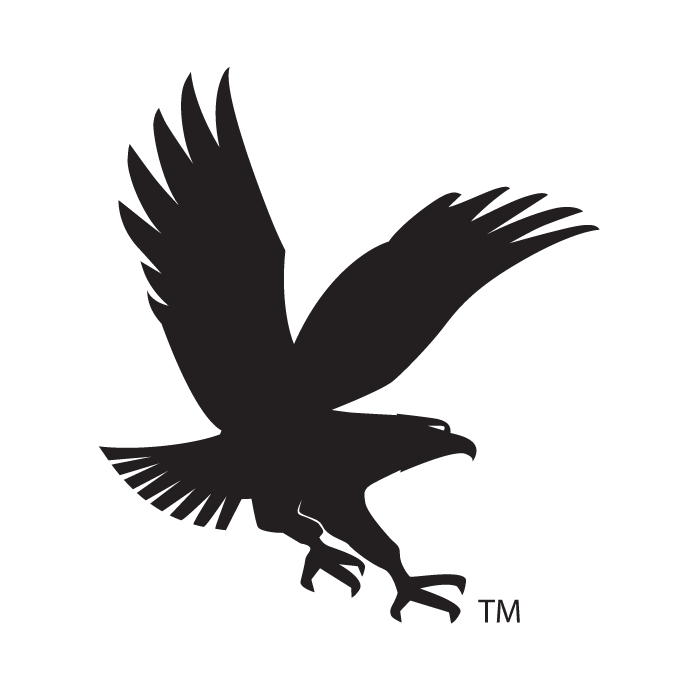 Embry-Riddle Aeronautical University eagle, black variant, cell 12