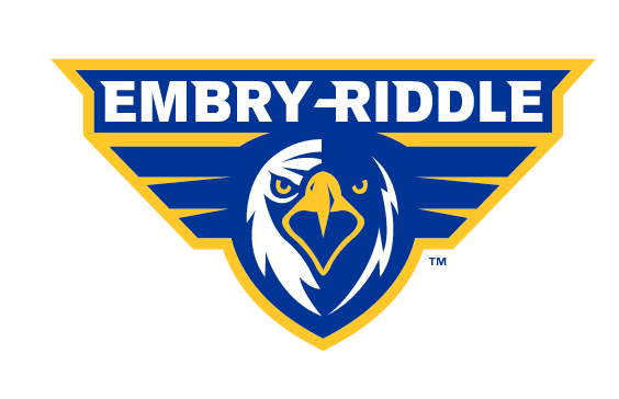 Embry-Riddle Aeronautical University - Prescott, primary logo, full color variant, cell 14