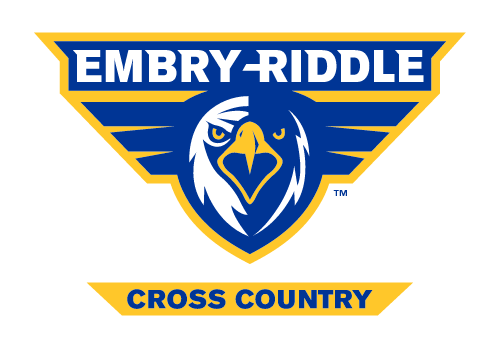 Embry-Riddle eagle head, full color with 'CROSS COUNTRY' text variant, cell 41