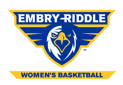 Embry-Riddle eagle head, full color with 'WOMEN'S BASKETBALL' text variant, cell 65