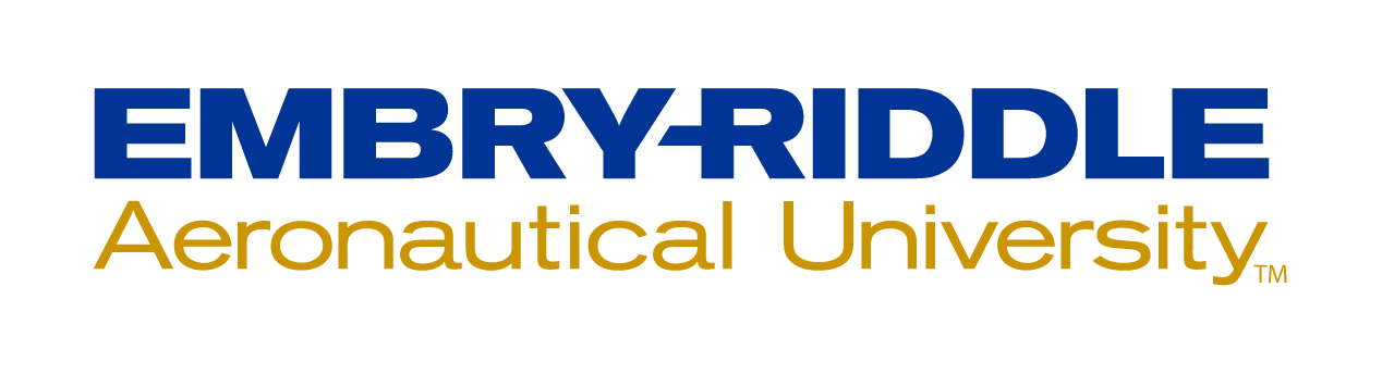 Embry-Riddle Aeronautical University, primary logo, blue and gold variant, cell 1