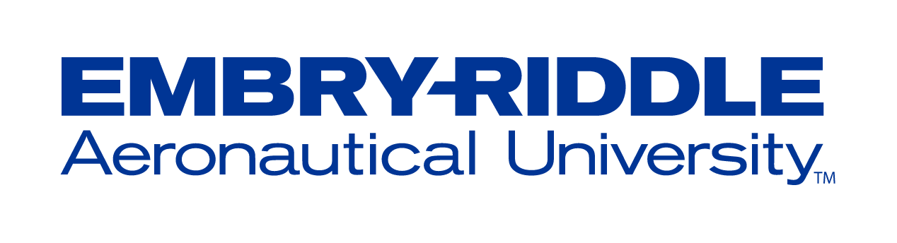 Embry-Riddle Aeronautical University, primary logo, blue variant, cell 2