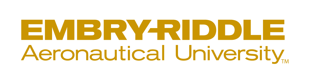 Embry-Riddle Aeronautical University, primary logo, gold variant, cell 3