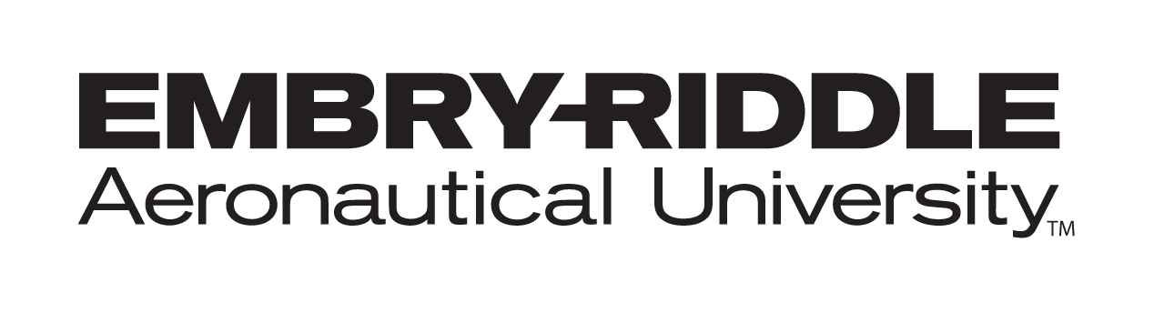 Embry-Riddle Aeronautical University, primary logo, black variant, cell 4