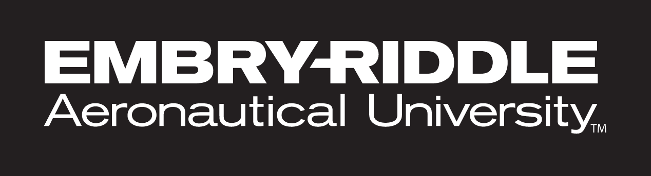 Embry-Riddle Aeronautical University, primary logo, white variant, cell 5