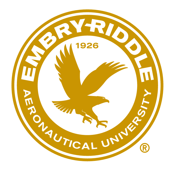 Embry-Riddle Aeronautical University Seal, gold variant, cell 8