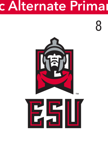 Athletic Alternate Primary Logo, color on white variant, cell 8