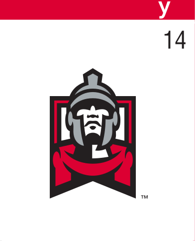 Athletic Secondary Logo, color on white variant, cell 14