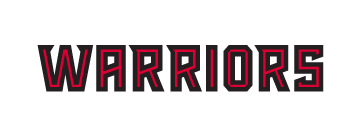 Warriors wordmark, full color on white variant, cell 26