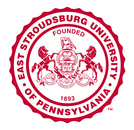 East Stroudsburg University seal, full color variant, cell 76