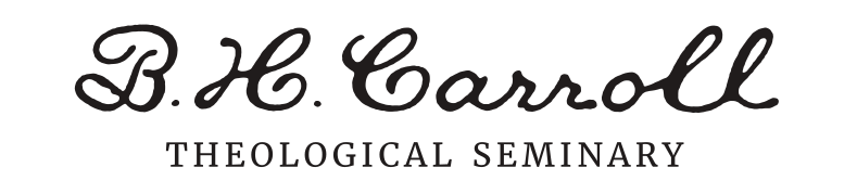 B. H. Carroll Theological Seminary, black wordmark variant, cell 134