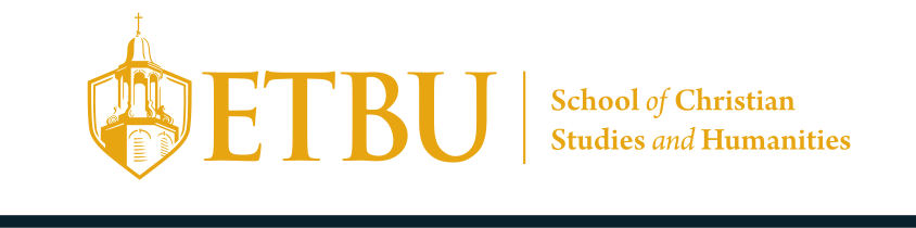 ETBU School of Christian Studies and Humanities, horizontal, gold variant, cell 155