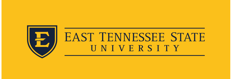 lettermark shield with full university wordmark, horizontal, navy on gold variant, cell 15