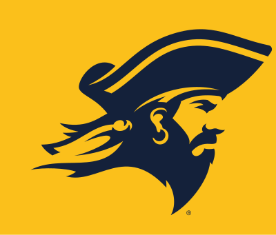 Buc mascot, blue on gold variant, cell 46