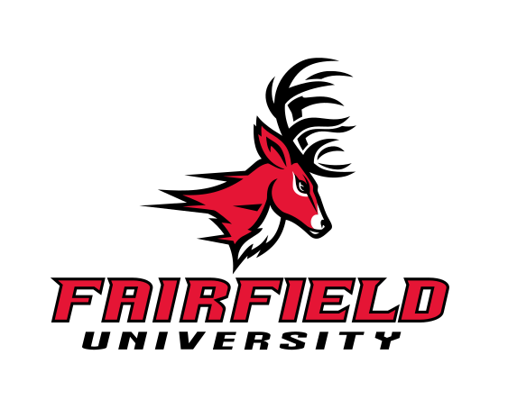 Fairfield University logo, red/black on white variant, cell 4