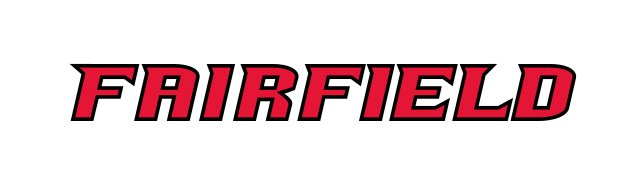Fairfield wordmark, red/black on white variant, cell 21