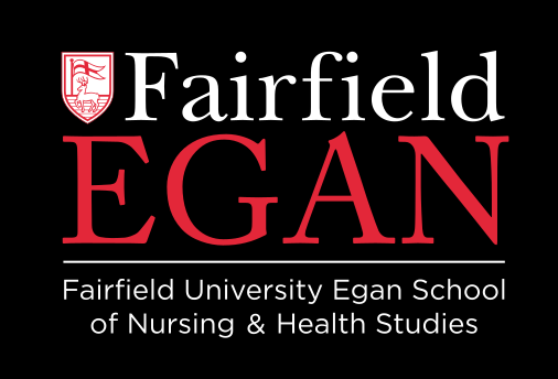 Egan School, full lockup, black background variant, cell 96