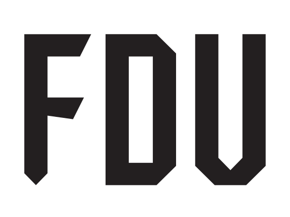 FDU wordmark, black variant, cell 16