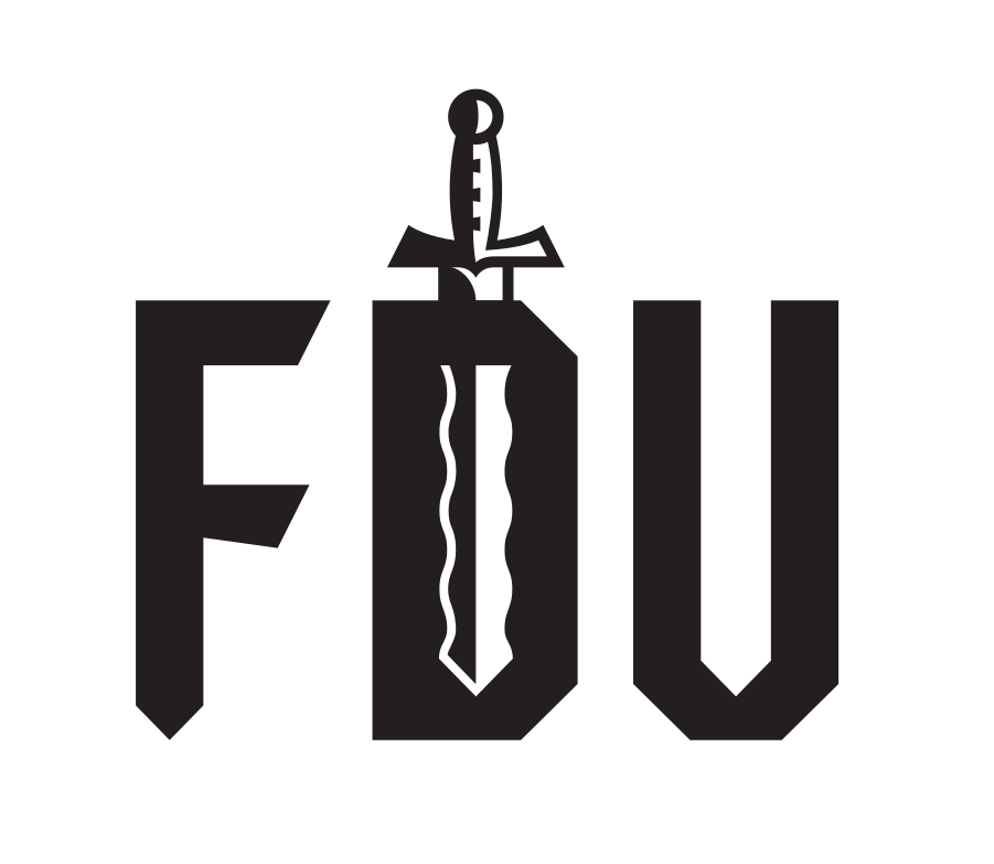 FDU sword wordmark, black variant, cell 30