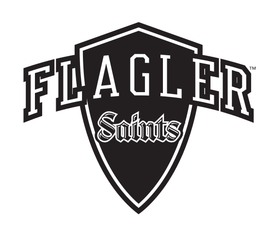 Flagler Saints shield, black and white variant, cell 4