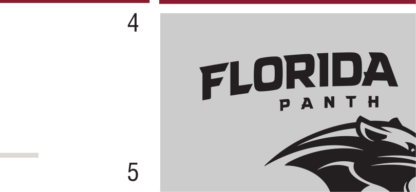 Florida Tech Alternate Athletics Logo, black/gray variant, cell 19