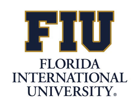 FIU institutional mark, stacked color variant, cell 35