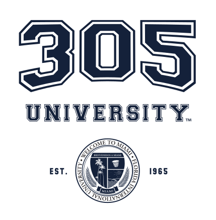 305 University lifestyle mark, color lockup variant, cell 49
