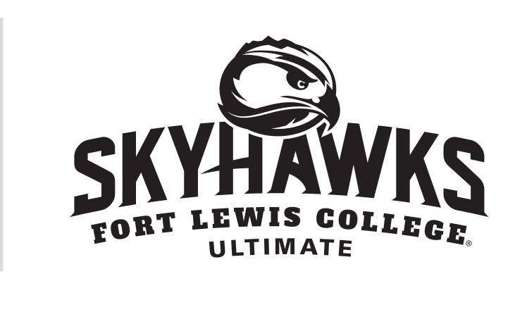 Skyhawks mascot head with wordmark and sport name, black and white, Ultimate variant, cell 67