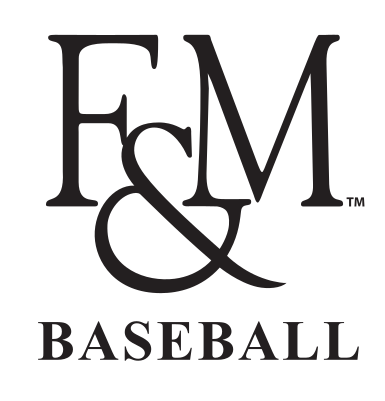 F&M Baseball monogram, black on white variant, cell 66