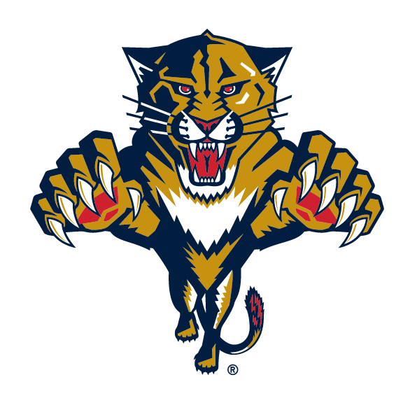 Florida Panthers secondary logo, full color with registered trademark symbol variant