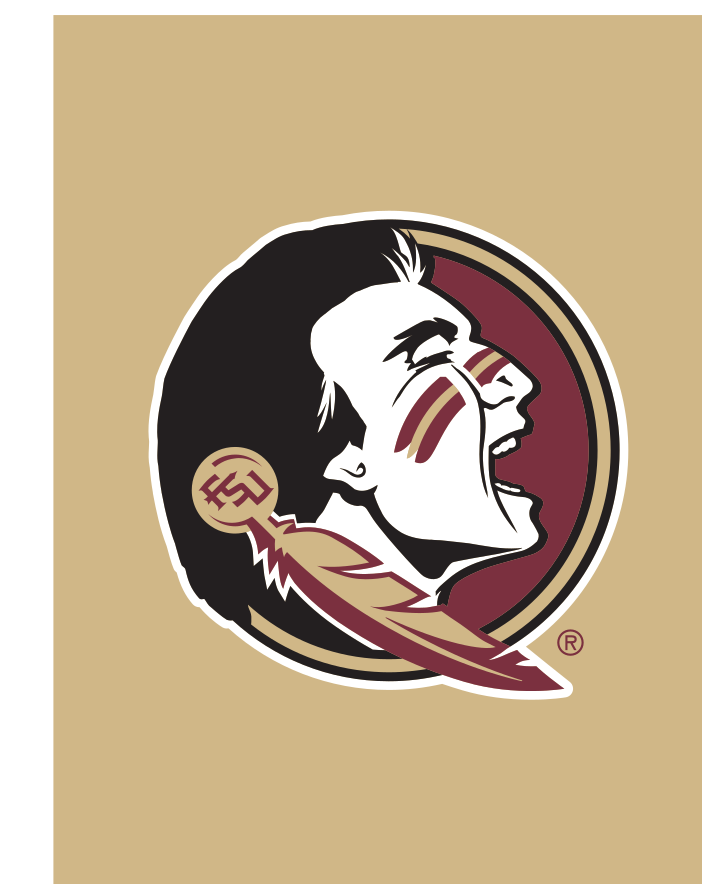 Seminole Head Mark, full color on gold variant, cell 2