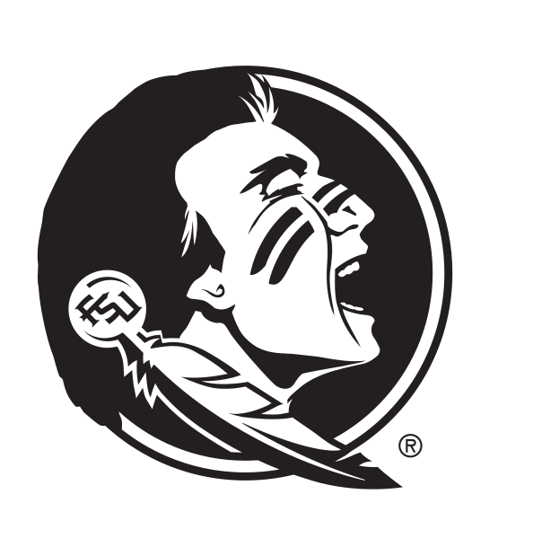 Seminole Head Mark, black/white on white variant, cell 5