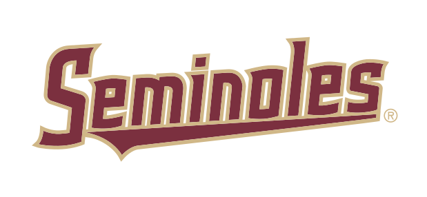 Seminoles wordmark, garnet/gold variant, cell 71