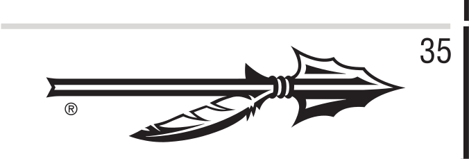 spear mark, black on white variant, cell 35
