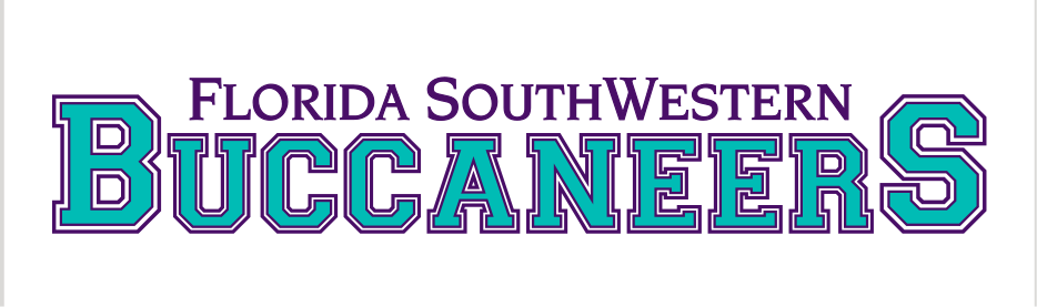 Florida SouthWestern Buccaneers wordmark, full color variant, cell 30