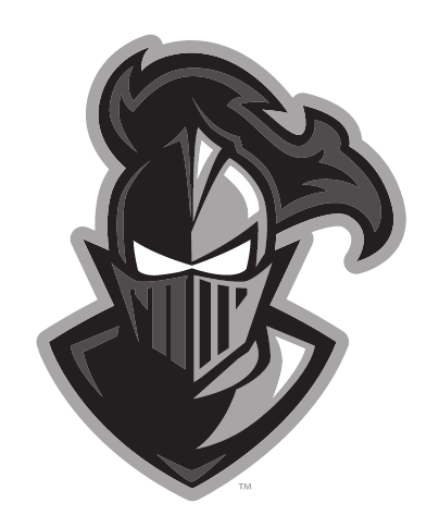 Paladin head, one color, grayscale variant