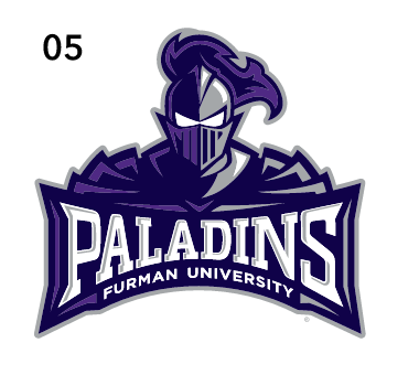 Paladins Wordmark with Head, purple and gray variant, cell 5