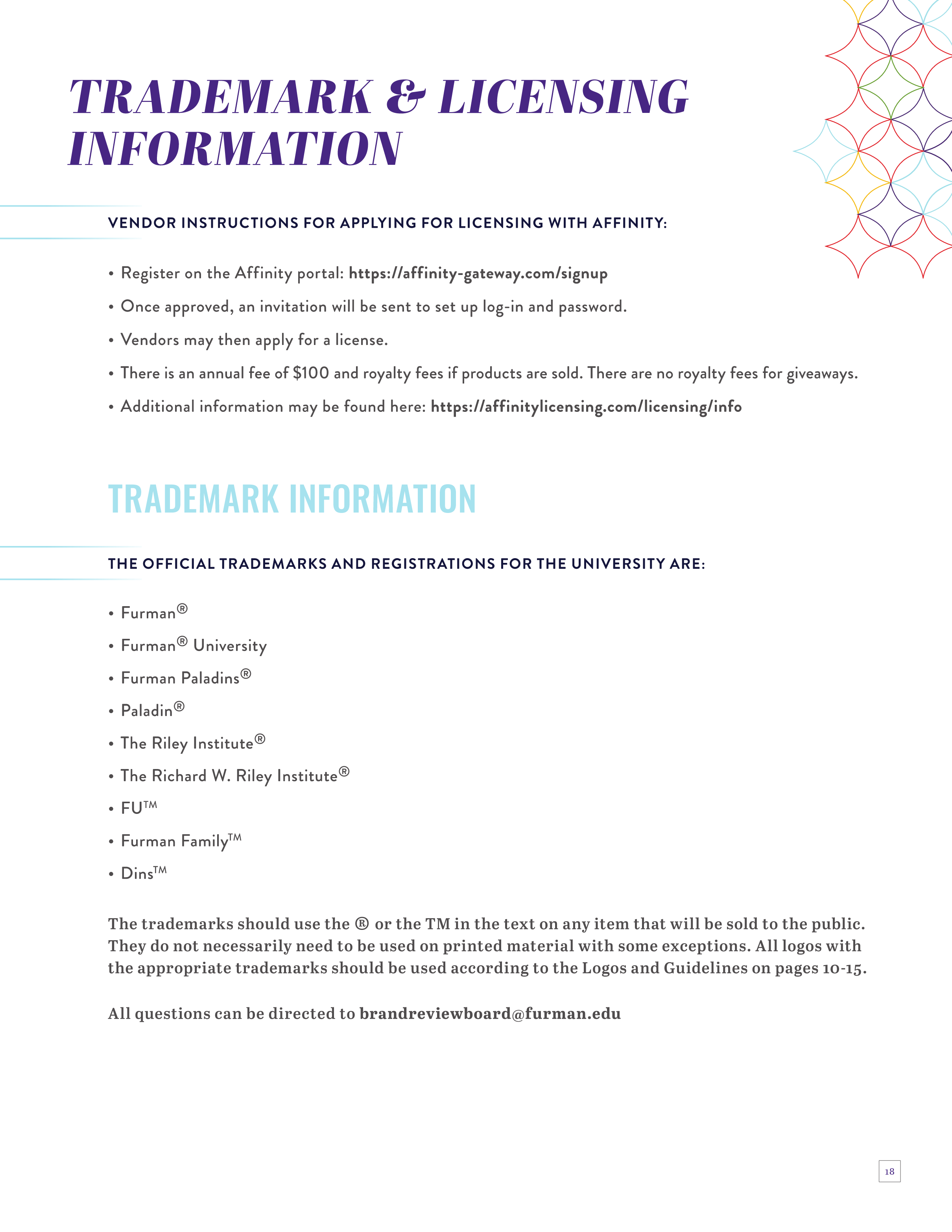Full Page Guideline Sheet, Standard variant