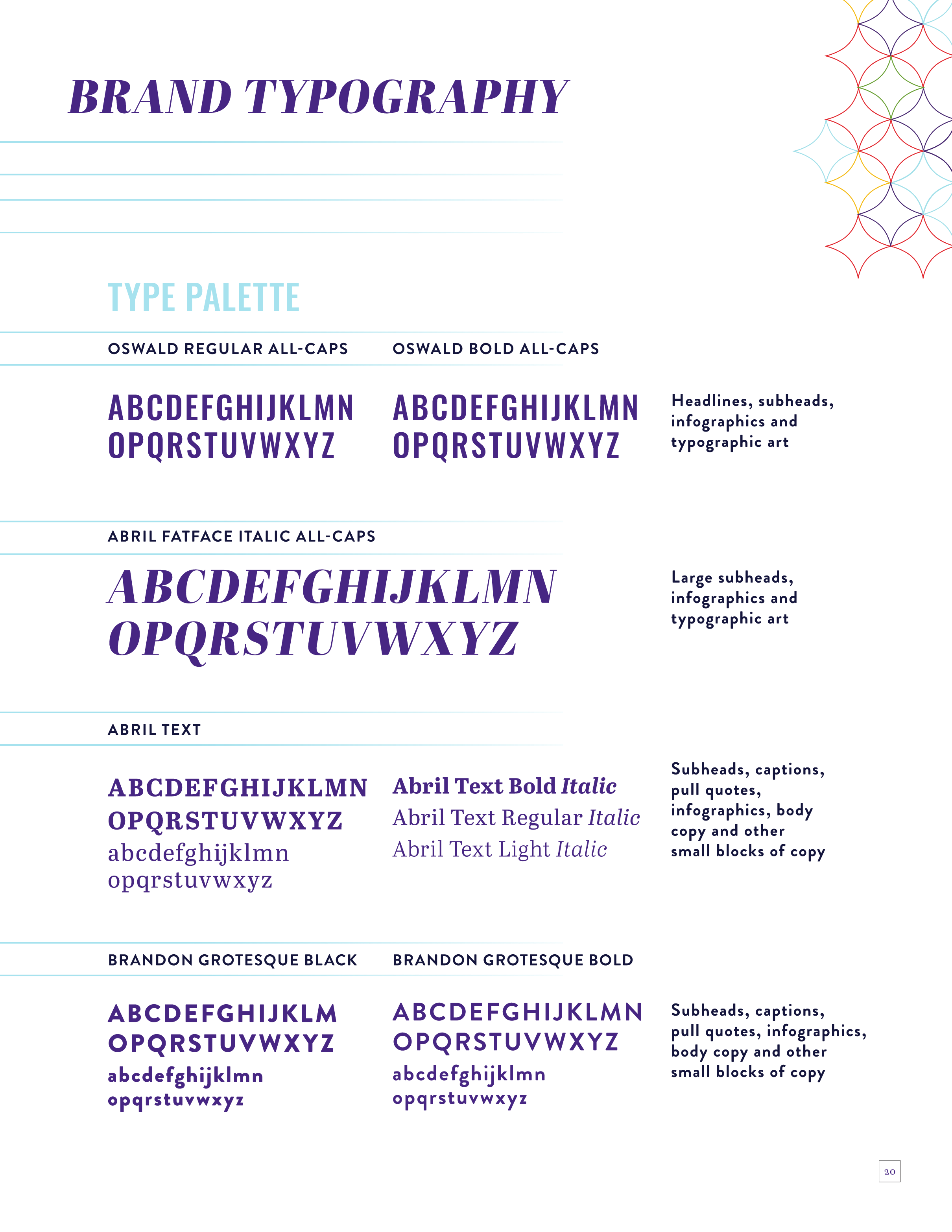 Full Page Guideline Sheet, Standard variant