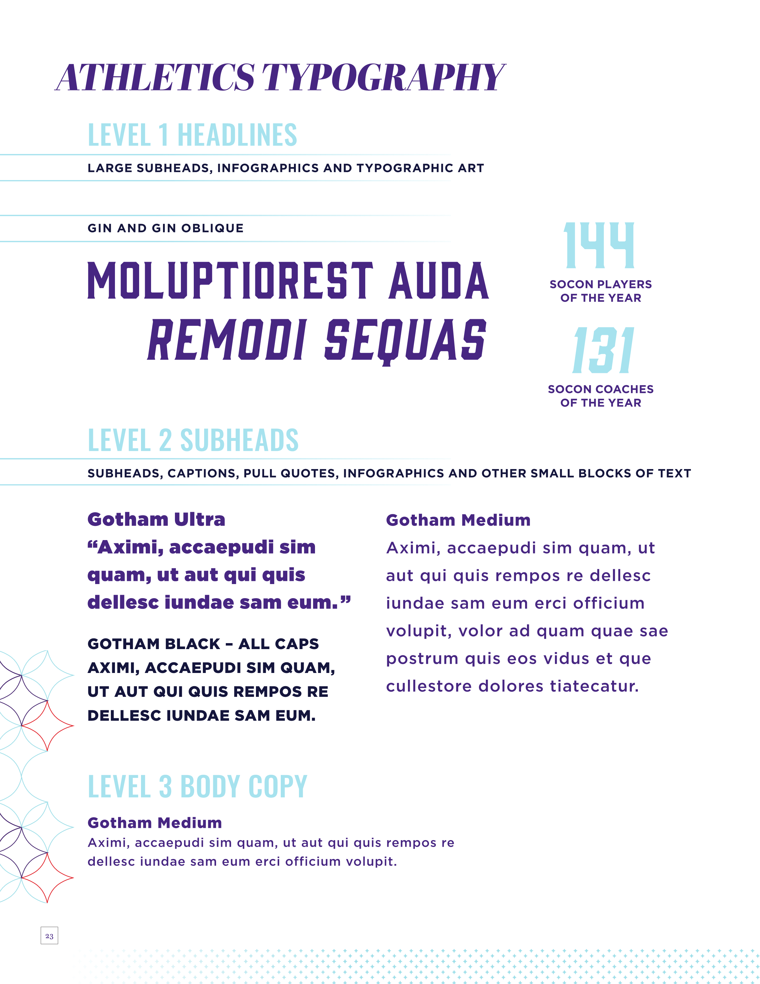 Full Page Guideline Sheet, Standard variant